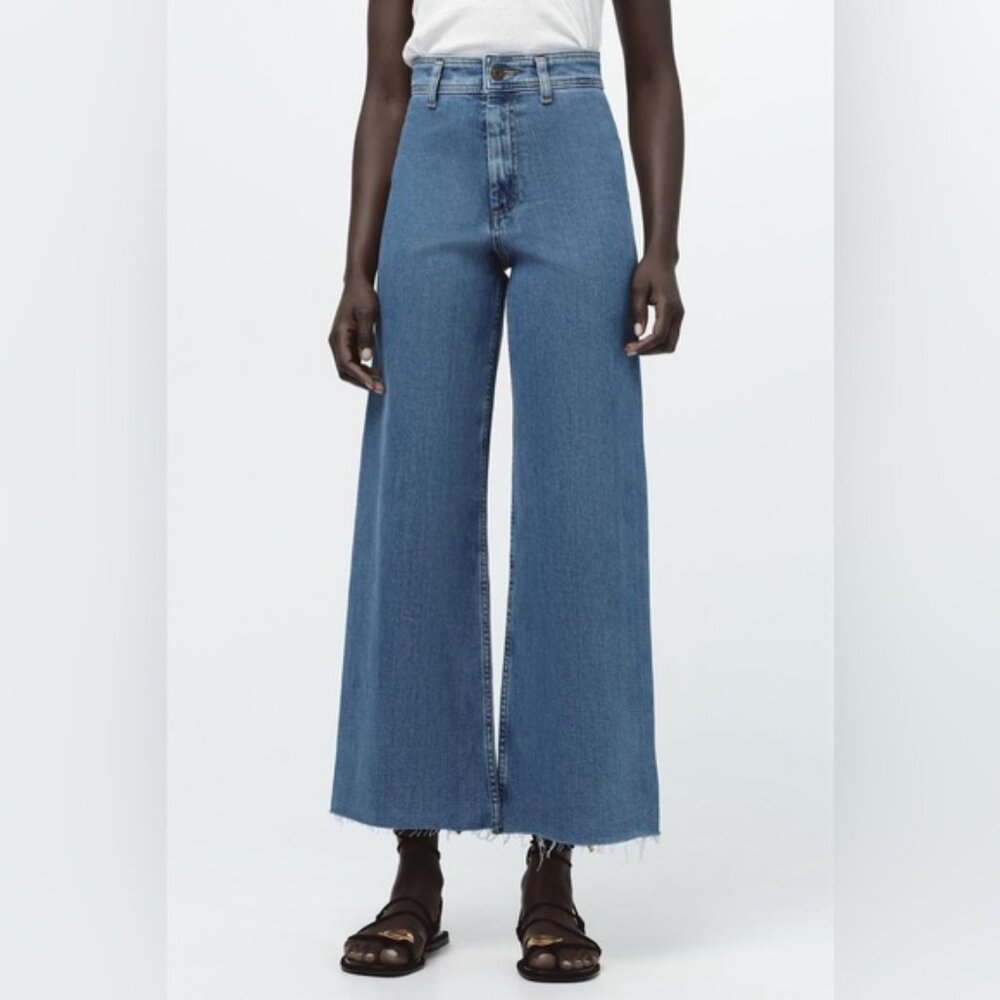 Zara Wide Leg High Rise Pants